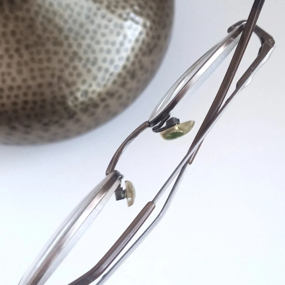 Vintage 90's Oval Bronzed Brown Reading Glasses